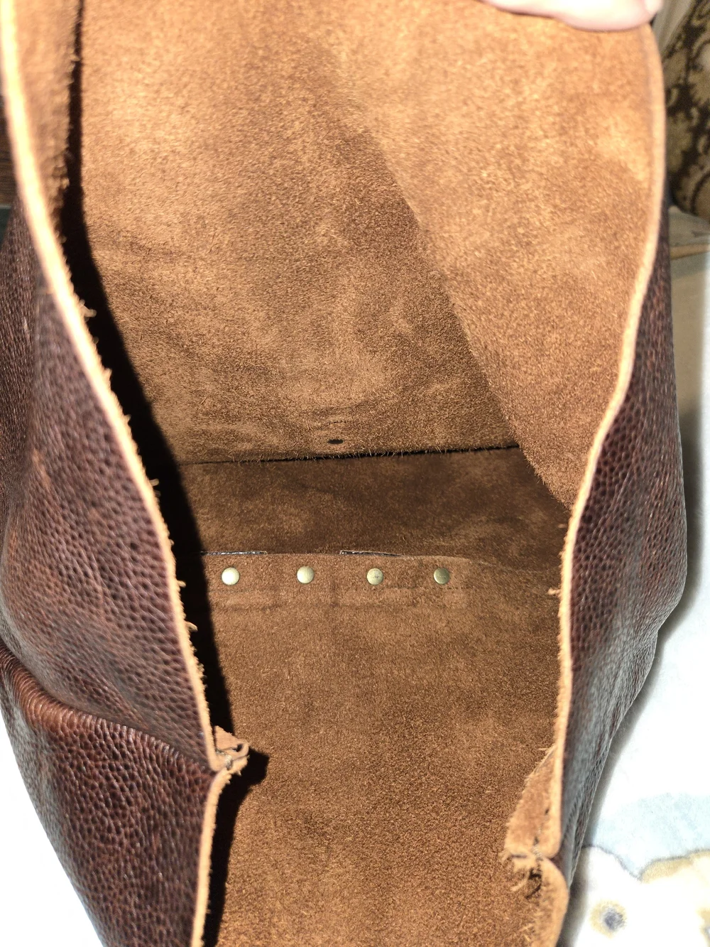 Portland Leather Dark Brown Roll-Top Backpack
